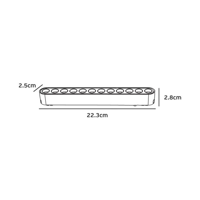 Bisqit Φωτιστικό μαγνητικής ράγας 40V LED 8W 2700K-6000K λευκό Άσπρο 2