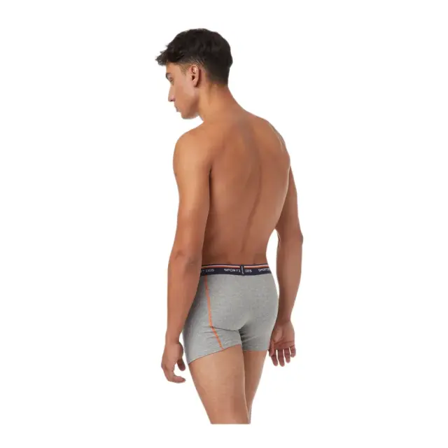 Minerva Ανδρικό Boxer Sporties Regular Fit - Διπλό Πακέτο, Χρώμα Navy-Grey Mel. - S 3