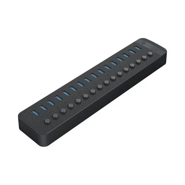 Orico USB Hub CT2U3-16AB 16x USB-A 3.0 Hub with Switches Black