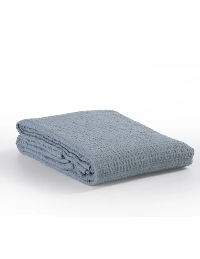 Nef-Nef Homeware Κουβέρτα Πικέ Υπέρδιπλη Cool 220x240 Dusty Blue 2