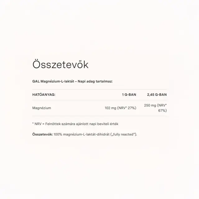 GAL Magnesium-L-lactate 2