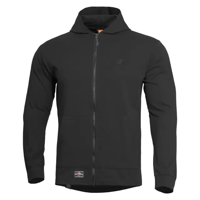 Pentagon Agis Ring Spun Sweater-Ζακέτα 100% Βαμβακερή για Καθημερινή Χρήση - 17-Cinder Grey-Σκούρο Γκρι 2