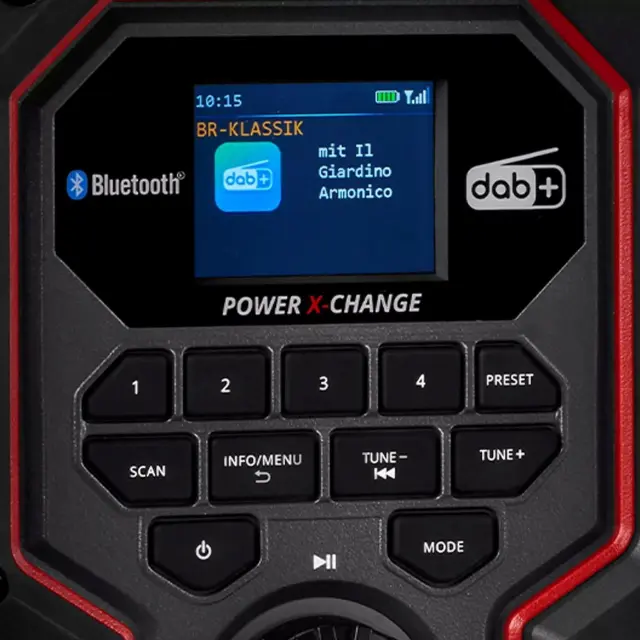 Einhell 3407995 - Ράδιο μπαταρίας TE-CR 18 Li DAB+/FM/BT - Solo 3