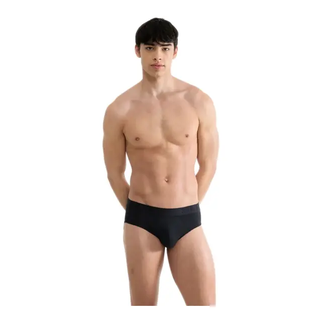 Sloggi Ανδρικό Slip SLG Base Soft Brief - Διπλό Πακέτο, Χρώμα Μαύρο 2