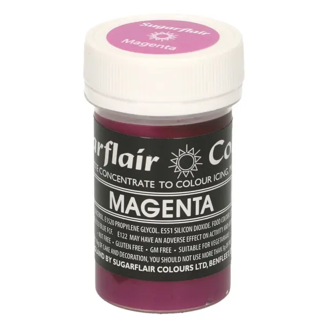 Πάστα Sugarflair Χρώμα - Παστέλ Magenta - 25γρ.