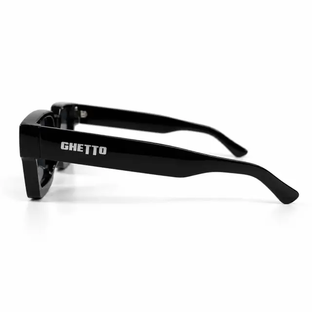 Ghetto Sunglasses Black – Black Frame + Dark Smoke Lenses | Unisex 3