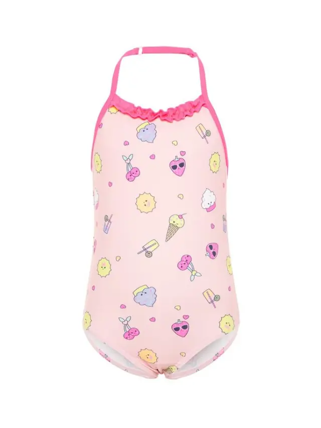 NAME IT SWIMSUIT PRISM PINK