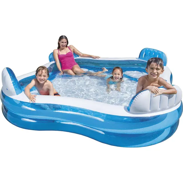 Intex 56475NP Swim Center Family Lounge 229x229x66cm Μπλε