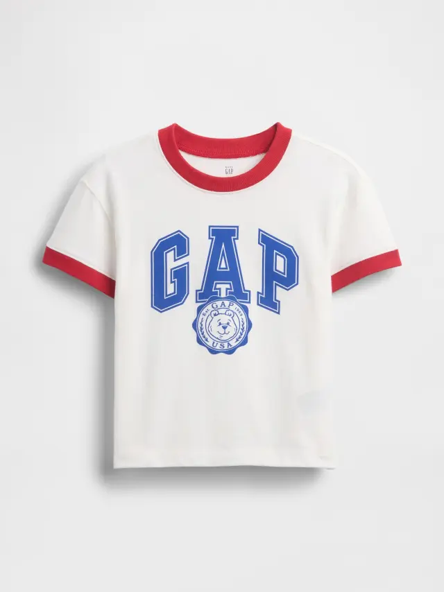 Βρεφικό & Νηπιακό Μπλουζάκι Logo Ringer MODERN RED LOGO
