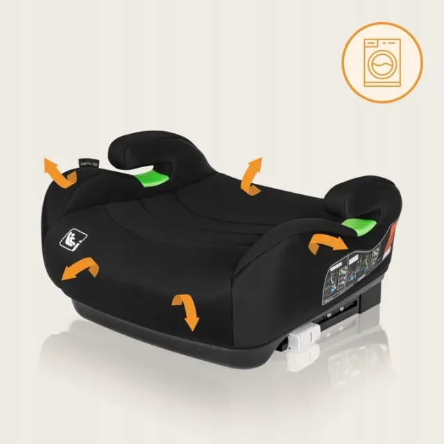 Lionelo Luuk Fix i-Size κάθισμα αυτοκινήτου isofix 22-36kg Black 3