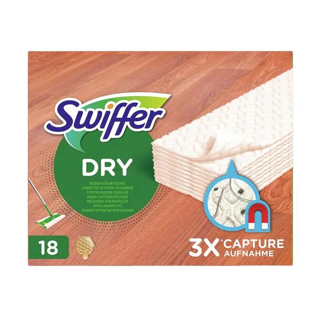 SWIFFER Dry παρκέ Πανάκια 18τεμ