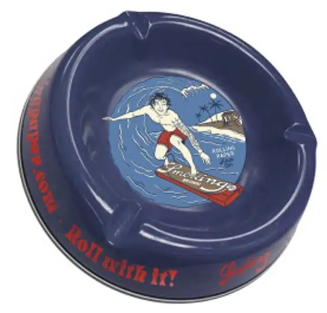 Smoking Τασάκι Μεταλλικό Large Blue Surf - 20cm
