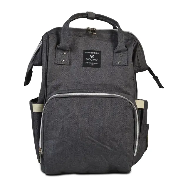 Cangaroo Amelia Τσάντα Αλλαξιέρα Πλάτης με Θερμοθήκες Dark Grey 2