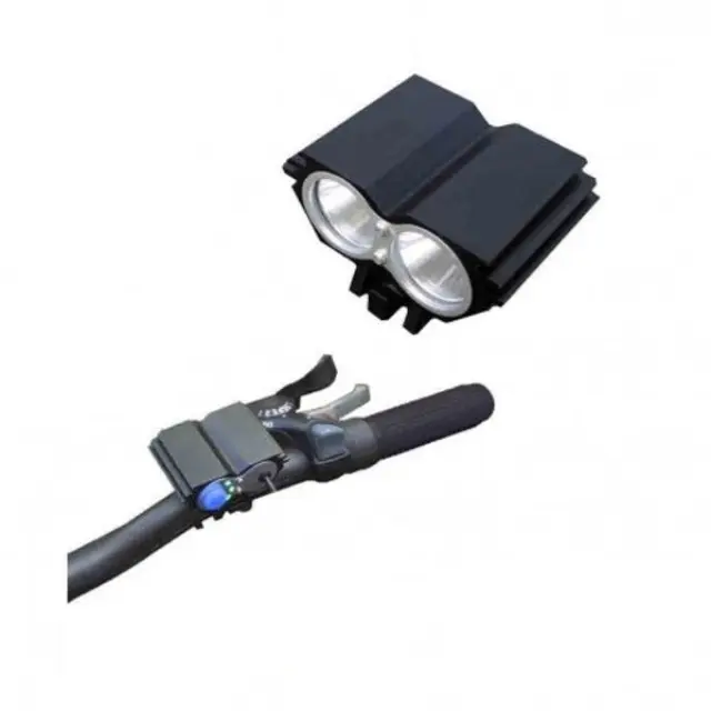 Flashlight Cree LED 2x10W T6 uz galv. EDM 36077