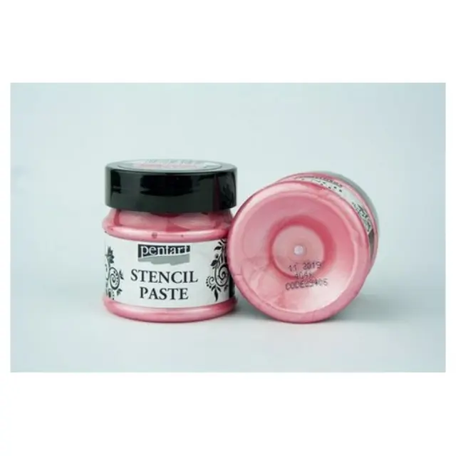 Πάστα για στένσιλ περλέ Pentart 50ml - Hollyhock