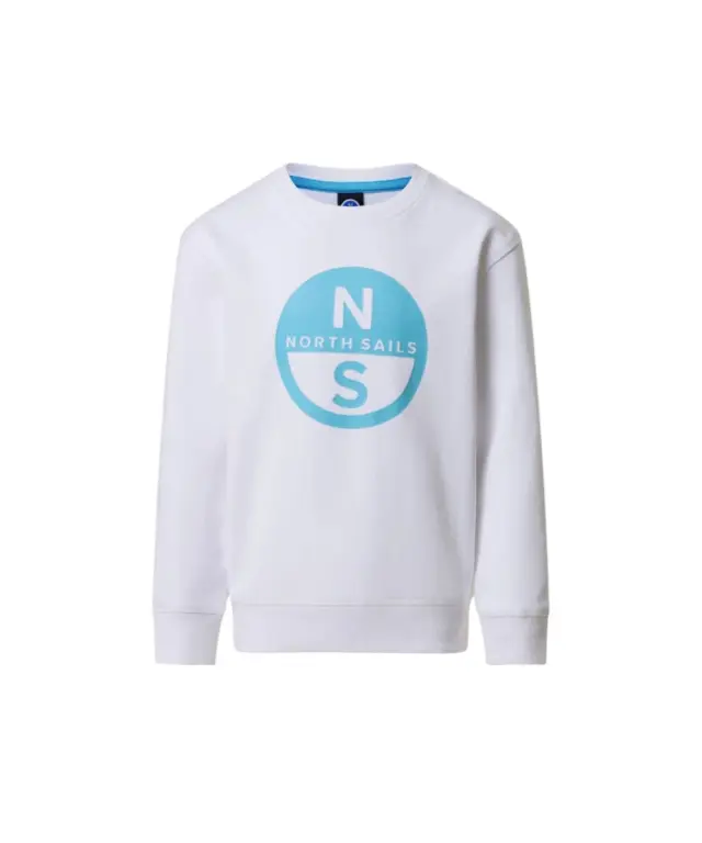 North Sails - Παιδικό Μακρυμάνικο Πουλόβερ 792093-000-0101 Λευκό