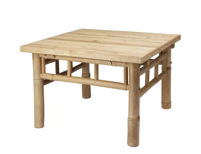 Τραπέζι Κήπου από Ξύλο Bamboo, με διαστάσεις 57x57x38cm VT8000520