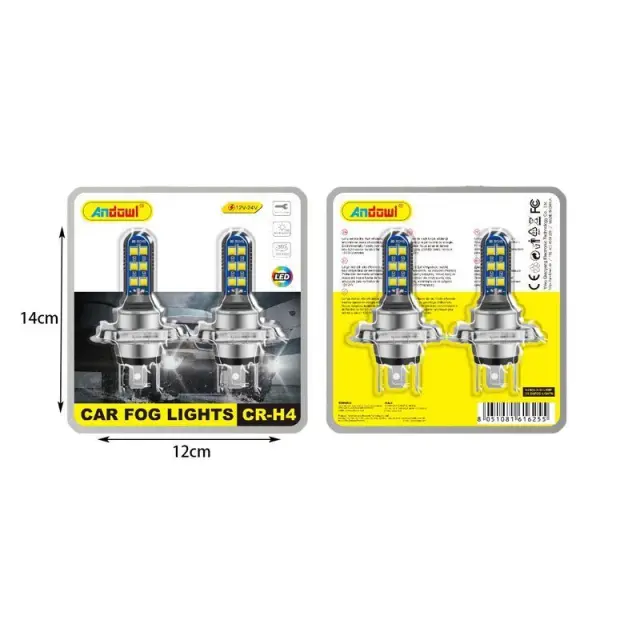 Andowl Λάμπα αυτοκινήτου H4 CR-H4 - Car Fog Lights 616255 2