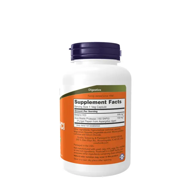 Now Foods Betaine HCl 648 mg 2