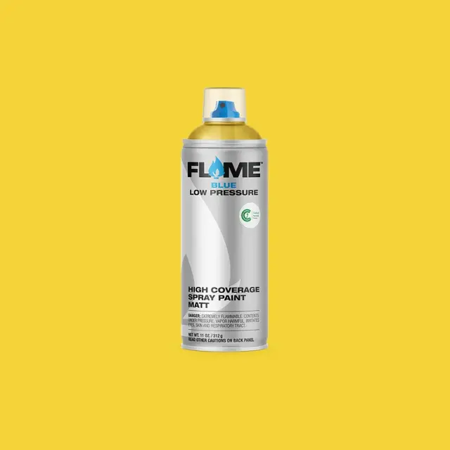 Flame Blue Spray Paint 400ml FB-106 Signal Yellow