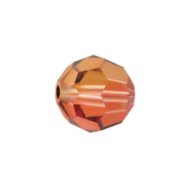 Swarovski 5000 Faceted Round Crystal Copper 6mm - 10τεμ