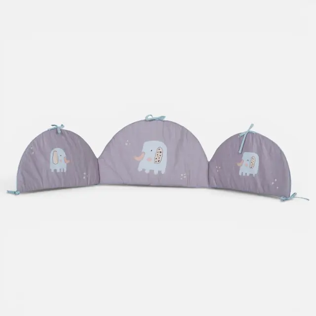 Πάντα Κούνιας Elephants Nef Nef Homeware, ΥΦΑΣΜΑ:100%BAMB-ΕΣΩΤ:100%ΠΟΛ - GREY (040814)