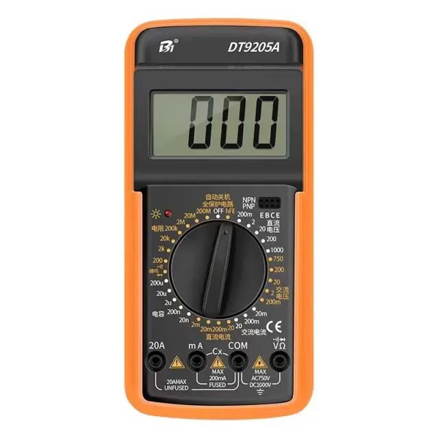 Ψηφιακό πολύμετρο - DT-9205A - 215654 2
