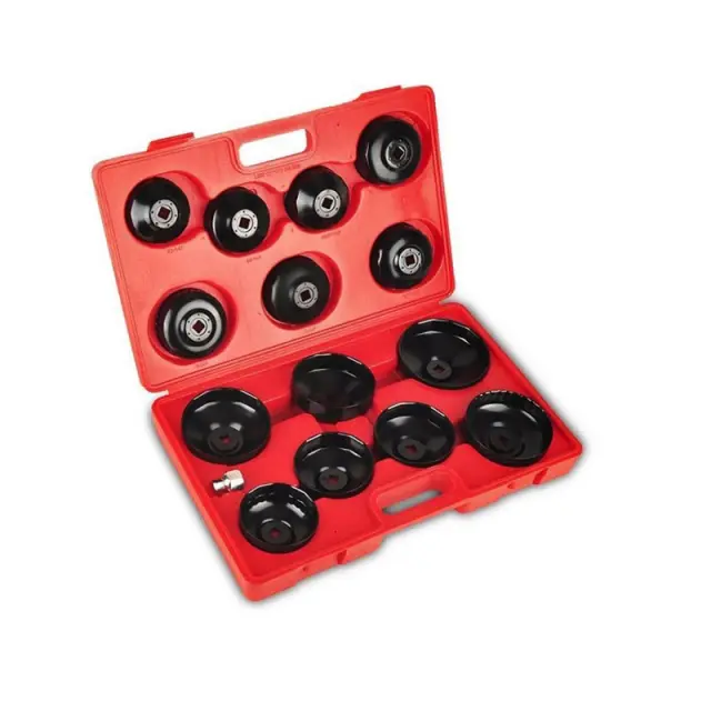 Σετ Φιλτρόκλειδα Κούπα σε Βαλιτσάκι 15 τμχ - Cup Filter Wrench Set in a Suitcase 15 pcs 089113