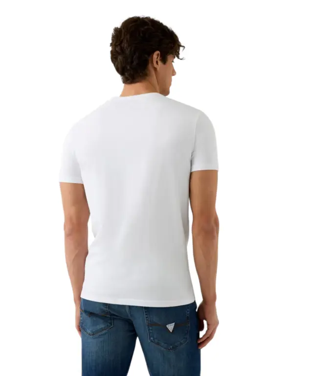 Guess - Ανδρικό Κοντομάνικο T-Shirt M6YI24K3728-G011 Λευκό 2