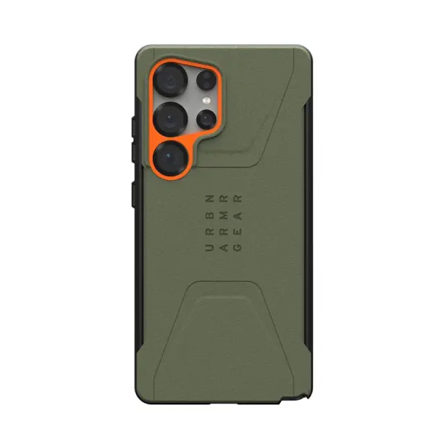 UAG Civilian Pro, Olive Drab/Orange - Samsung Galaxy S25 Ultra