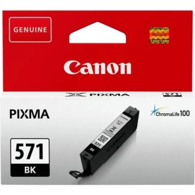 Canon Μελάνι Inkjet CLI-571BK Black (0385C001) (CANCLI-571BK)