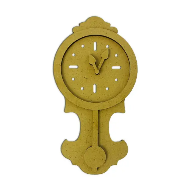 Διακοσμητικά σχέδια MDF, Stamperia, Gardens of Time, Ρολόι εκκρεμές