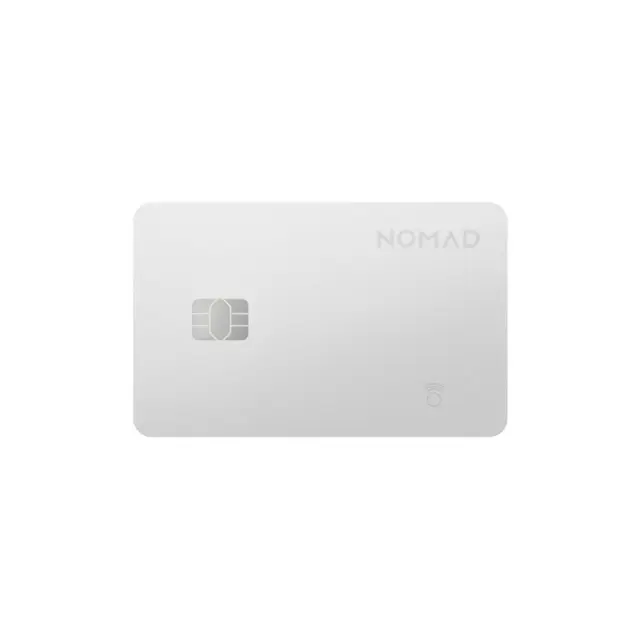 Nomad Tracking Card Pro - Find My, white