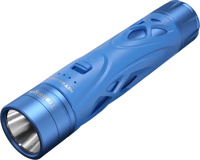 NiteCore TrailSight Magnesium Alloy Trail Running Flashlight Vivid Blue (9110101587)