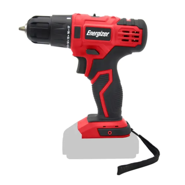 Energizer 3DR023 Τρυπάνι Cordless 20V 2 Ταχυτήτων 30Nm Ροπή Κόκκινο/Μαυρο