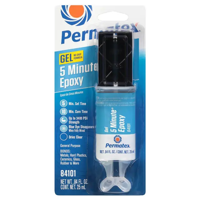Permatex 84101 Εποξική Κατασκευαστική Κόλλα 2 Συστατικών Διάφανη 50ml