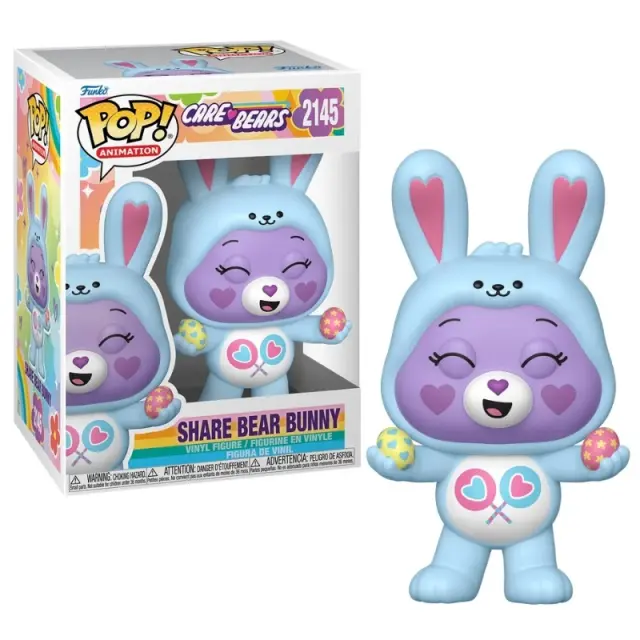 Φιγούρα Funko Pop! Animation: Care Bears - Share Bear Bunny #2145 Vinyl Figure