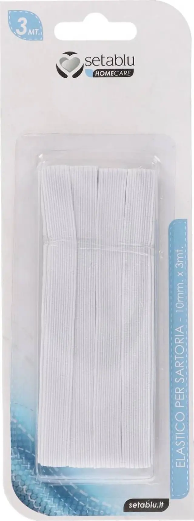 Setablu White Sewing Elastic Λευκό Λάστιχο Ραψίματος 10mm X 3m