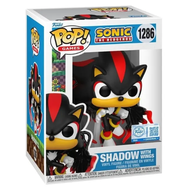 Φιγούρα Funko Pop! Games: Sonic the Hedgehog - Shadow with Wings (Special Edition) #1286 Vinyl Figure 2