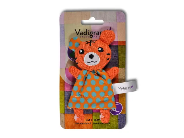 Vadigran Παιχνίδι Γάτας Αρκουδάκι με Catnip 13,5 cm × 7,5 cm 2