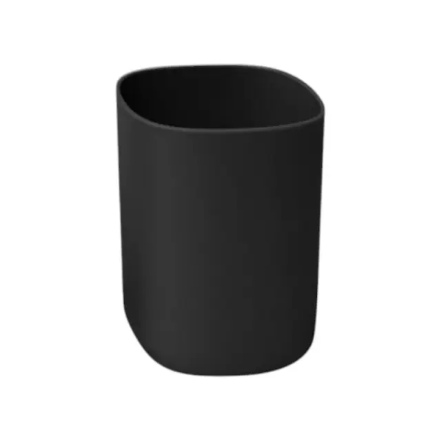 Θήκες οδοντόβουρτσας πλαστικές σε σετ 5Χ - Black - 21771