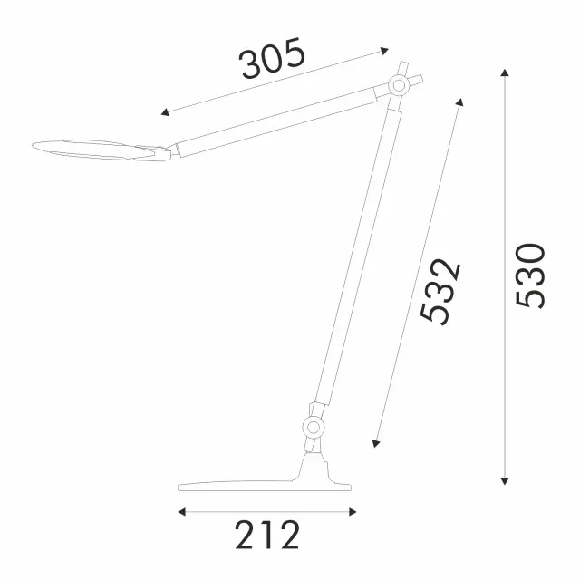 ΦΩΤΙΣΤΙΚΟ ΓΡΑΦΕΙΟΥ ΜΑΥΡΟ ΠΛΑΣΤΙΚΟ LED SMD 9W 500LM CCT 2800K-6500K IP20 / BL1216BK 2