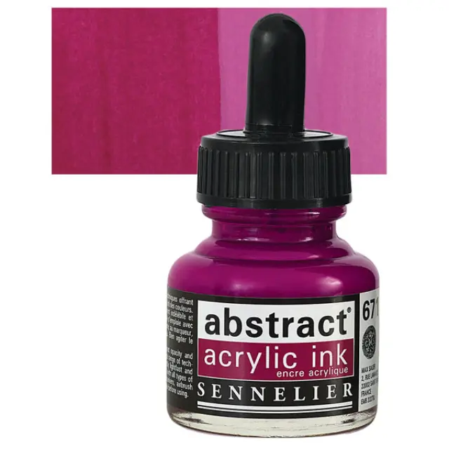 Sennelier Abstract Ακρυλικό Μελάνι 671 Deep Magenta - 30ml