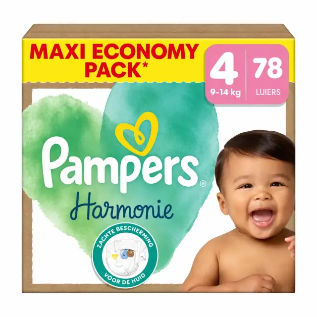 Pampers Harmonie πανες Maxi economy pack no4 9-14kg 78τμχ