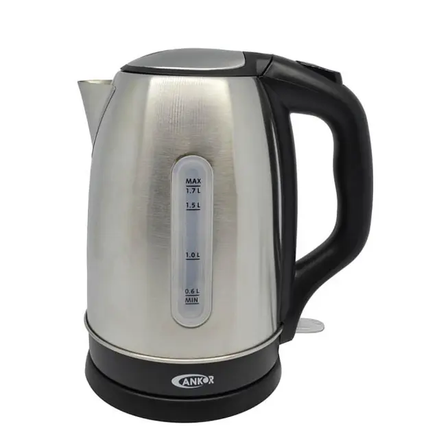 Βραστήρας Ηλεκτρικός Inox 1.7lt 2200W ANKOR