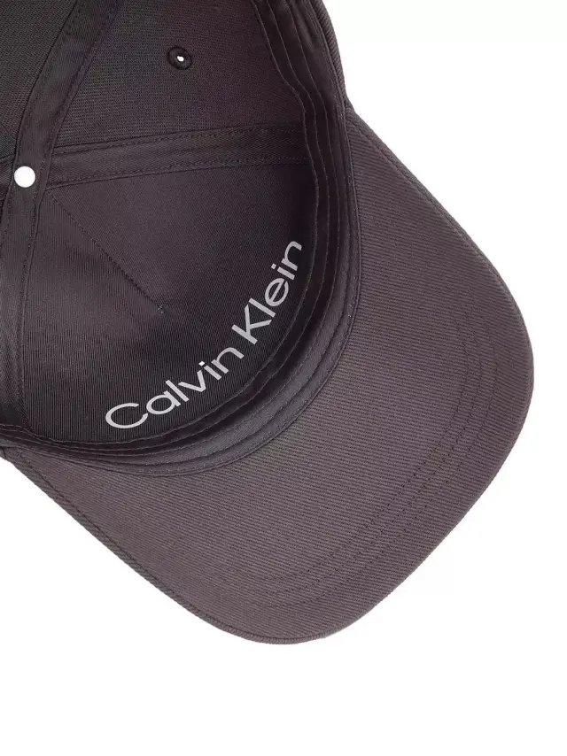 Calvin Klein Ανδρικό Καπέλο Jockey Bombed Metal Baseball Cap Γκρι 3