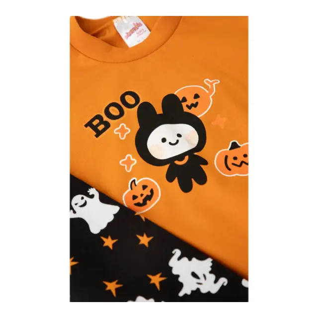 Minerva Βρεφική Πυτζάμα Unisex Ghosts, Χρώμα Πορτοκαλί 2