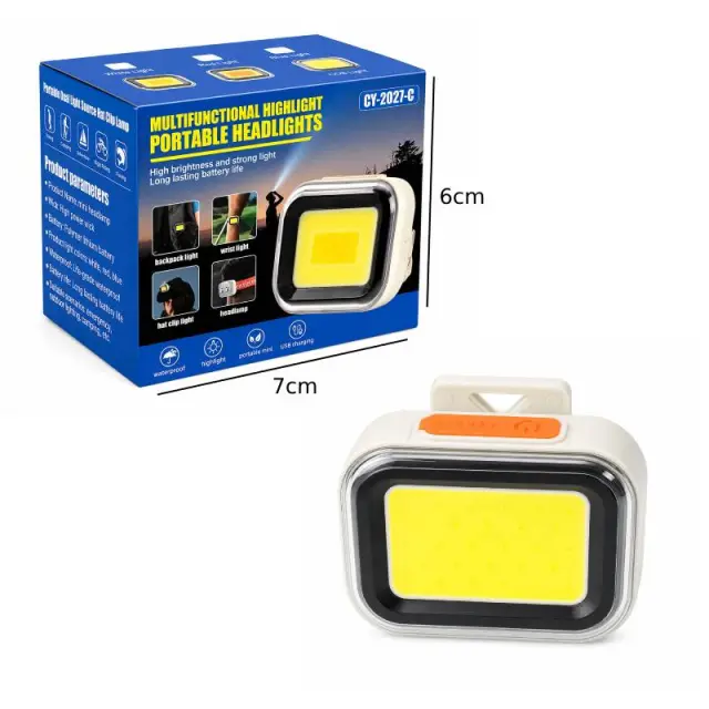 Επαναφορτιζόμενος Φακός Κεφαλής LED CY-2027-C - Rechargeable LED Headlamp 0102173 3