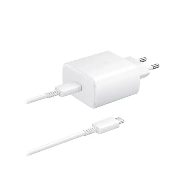 Samsung Φορτιστής EP-TA845EWE 45W with USB-C cable Samsung EP-DW767JWE White (8596311205521)