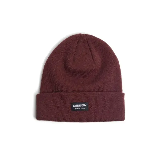 Emerson Unisex Beanie (222.EU03.19-Wine) - Μπορντό - One Size